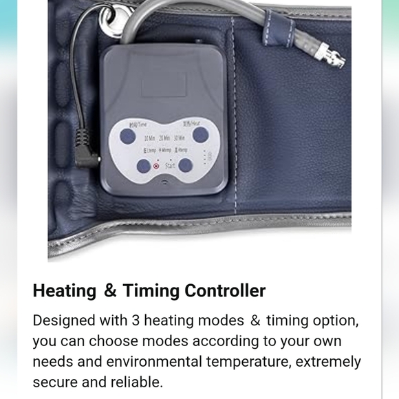 NIB spinal lumbar decompression air traction belt with heat‎ adjustable Gineckoo - Picture 14 of 16